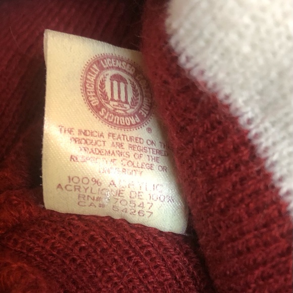 Vintage University Of Alabama Billed Knit Beanie Hat - Picture 5 of 7